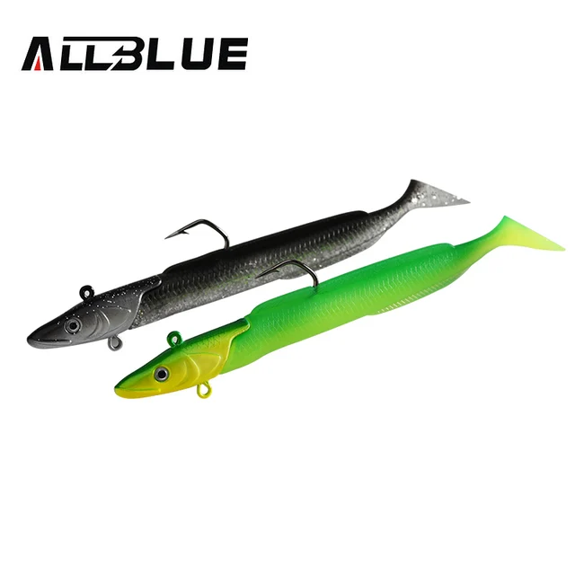 ALLBLUE Sandeels 12,5 cm 23g suave Anguila viva · Señuelos