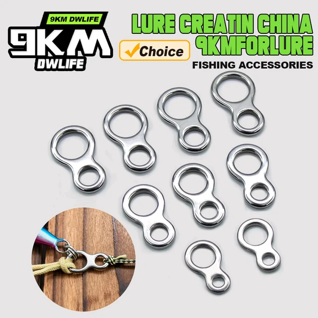 Anillo sólido de pesca de acero para minutería