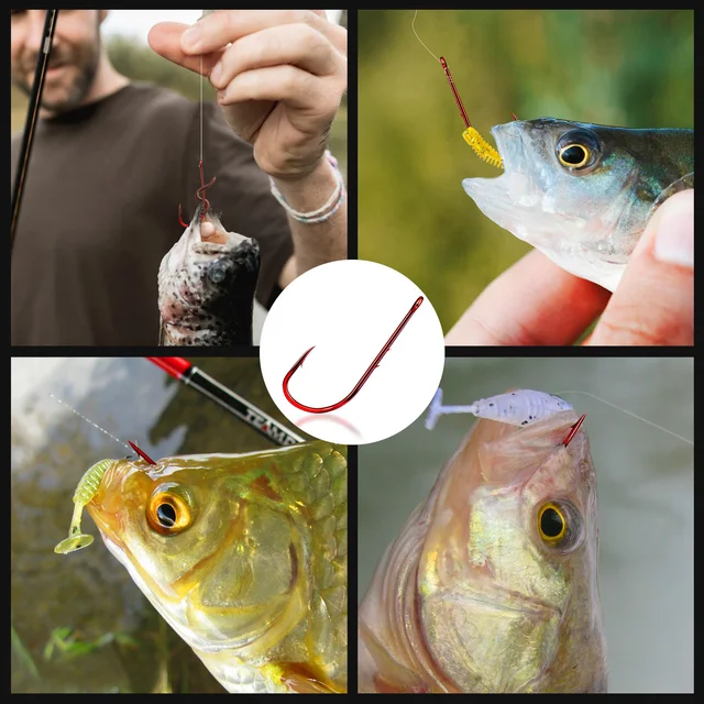 Equipo de pesca con anzuelos y señuelos para pescadores experimentados