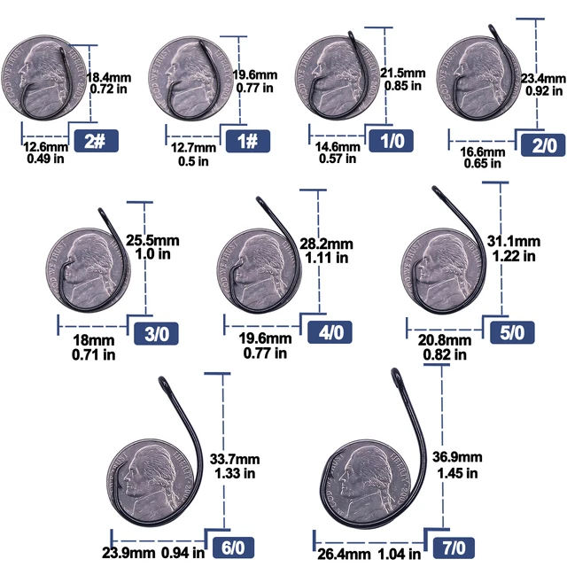 Anzuelos simples y triples para capturas grandes