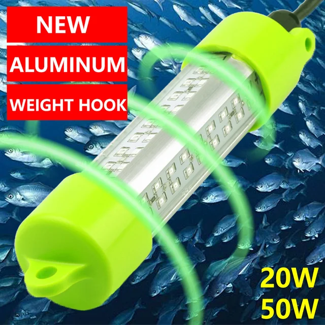 Atrae Peces con Fuerza: Luz de Pesca Submarina LED de Alta Potencia