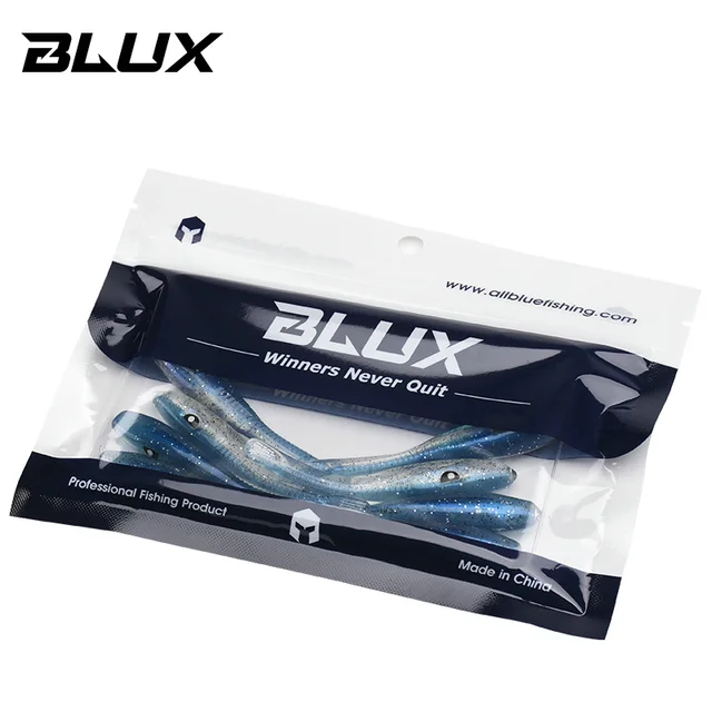 BLUX Crazy Anguila 80mm 8 unids/bolsa señuelo · Señuelos
