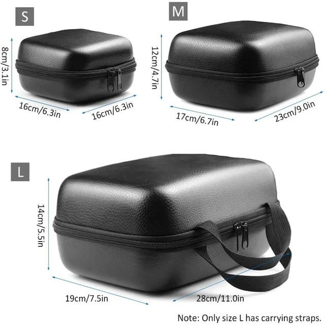 Bolsa de transporte resistente para carretes de pesca, 3 fundas