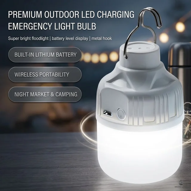 Bombillas LED Recargables USB para Pesca y Camping: Luces Nitidas para la Noche