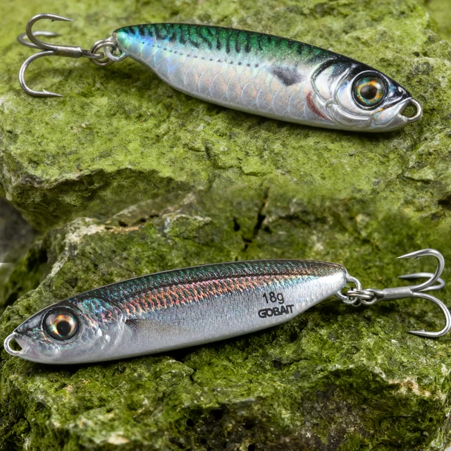Caña de pesca de plumas con plantilla de metal de carbono para pescar en agua salada