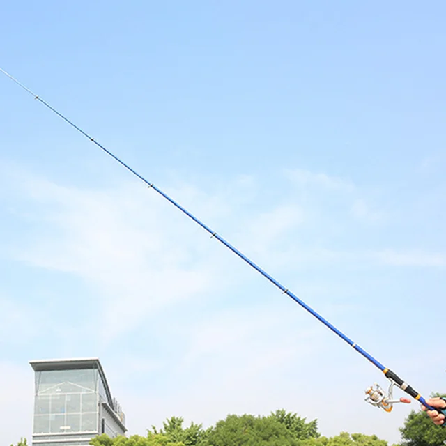 Caña telescópica de carbono ajustable 1,5-3M para pesca nocturna