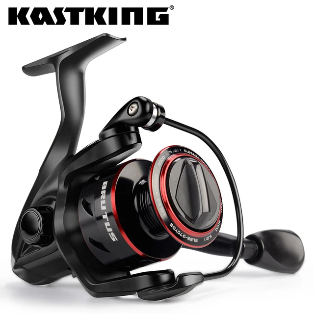 Carrete de pesca giratorio superligero