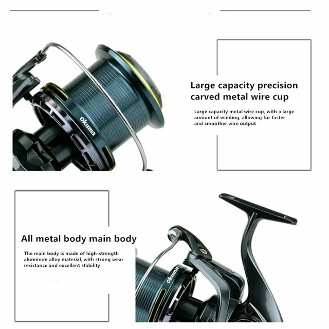Carrete de pesca con sistema de freno ajustable