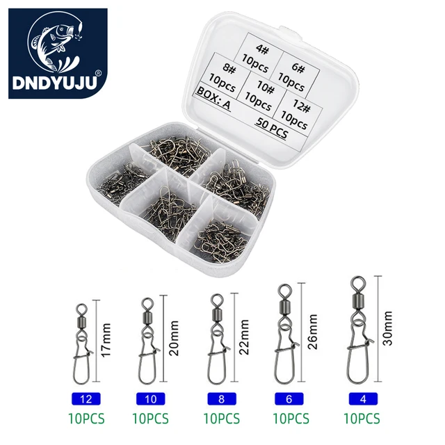 Conectores de acero inoxidable para pesca