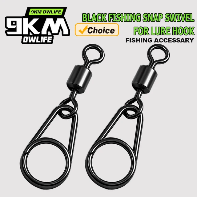 Conectores Giratorios de Pesca 25-50 piezas