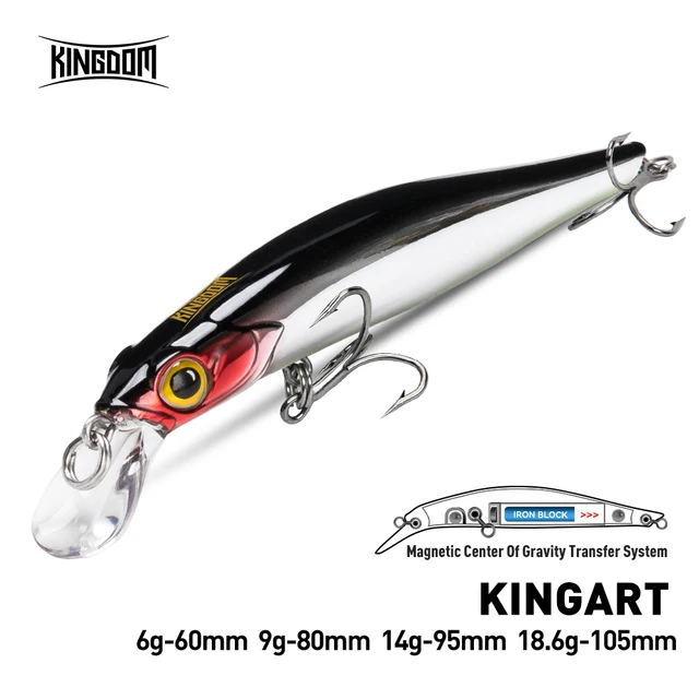Crankbait de Agua Salada, Wobblers con Acción Realista