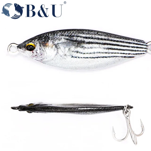 Señuelo de pesca de metal con diseño aerodinámico