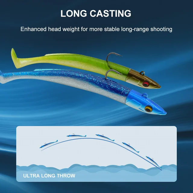 ESFISHING Señuelos de Pesca Suaves Leurre · Señuelos