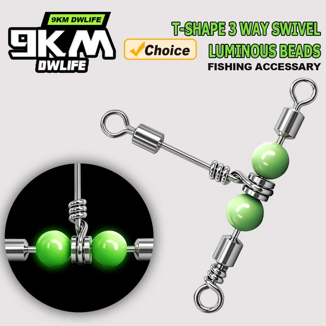 Eslabón giratorio 3 Way Swivel 9km para minutería
