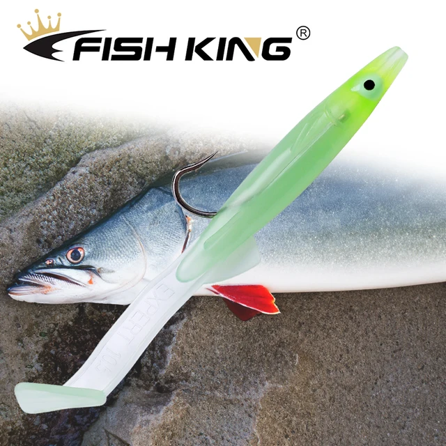 FISH KING-cebo suave de Pesca con anzuelo, · Señuelos