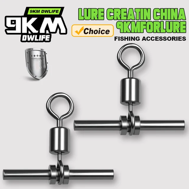 Giratorios de 3 vías para pesca con línea