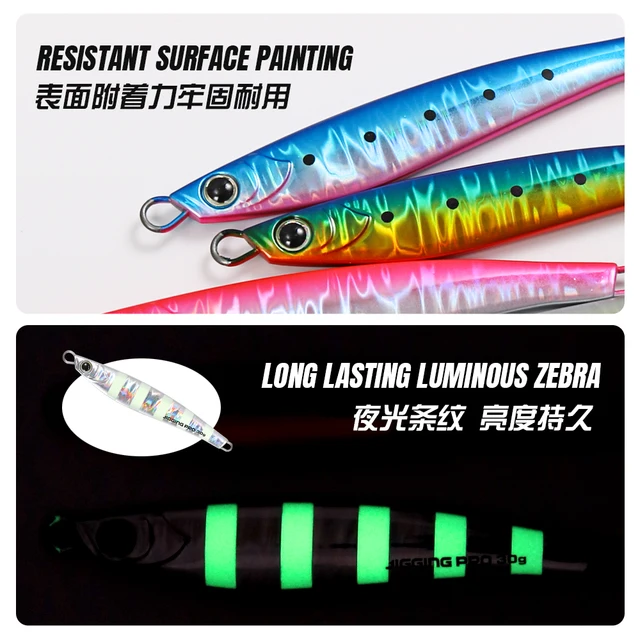 Jigging Pro Jugulo Jig para pesca en agua dulce