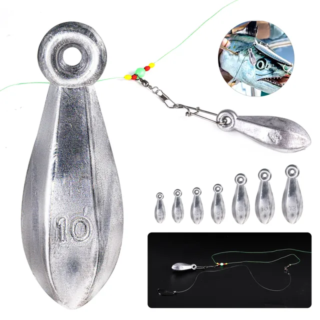 Juego de plomos de 30g para pesca