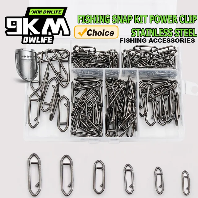 Kit de pesca de 9 km con clip y minutería