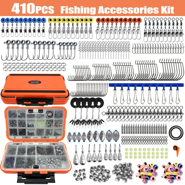 Kit de Pesca Profesional 170-410 Piezas Completo