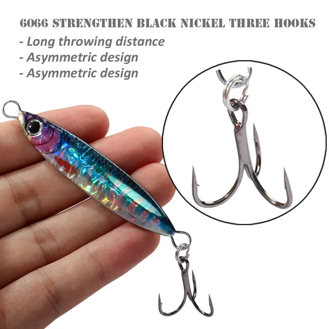 Vinilos y minnows de metal para pesca al señuelo