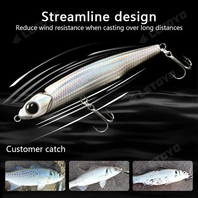 Señuelo para pesca en agua dulce o salada