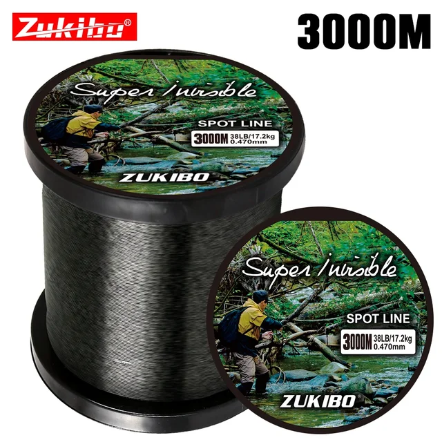 Línea de pesca invisible 3000m