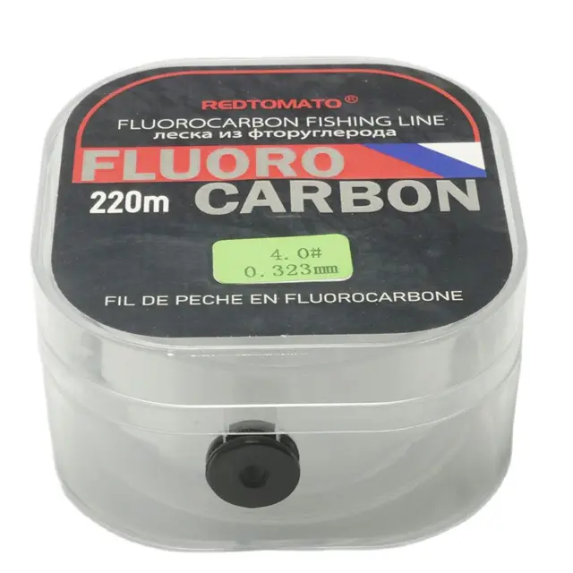 Línea de pesca recubierta de fluorocarbono