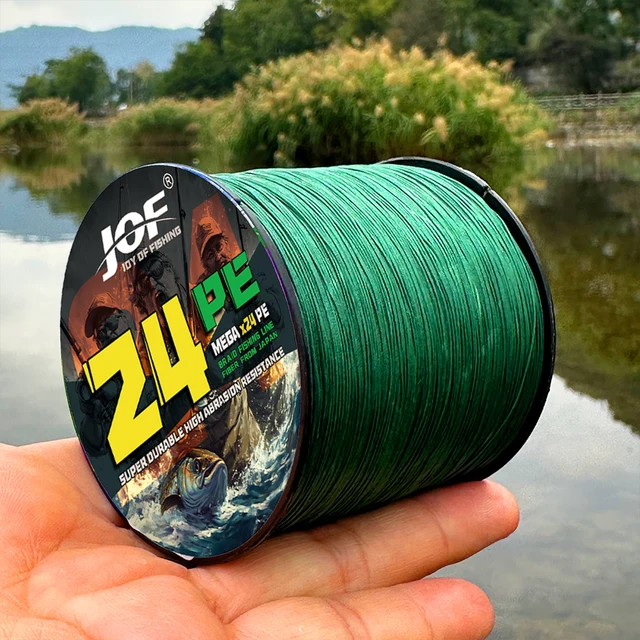 Línea de Pesca Trenzada de PE de 24 Hilos, 500M, para Carpa