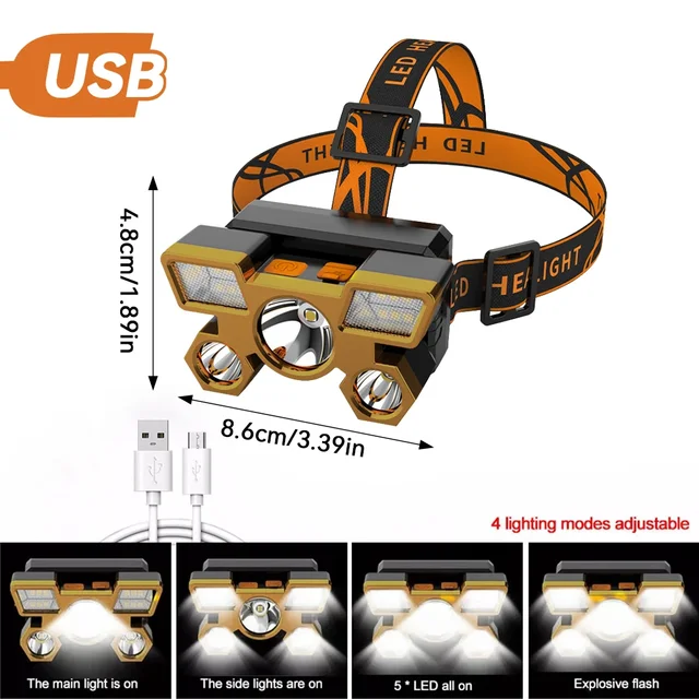Accesorio de pesca con luz nítida