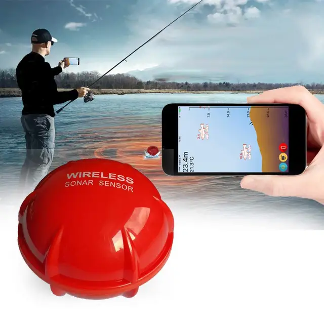 Sonar para detectar peces en aguas dulces y salinas