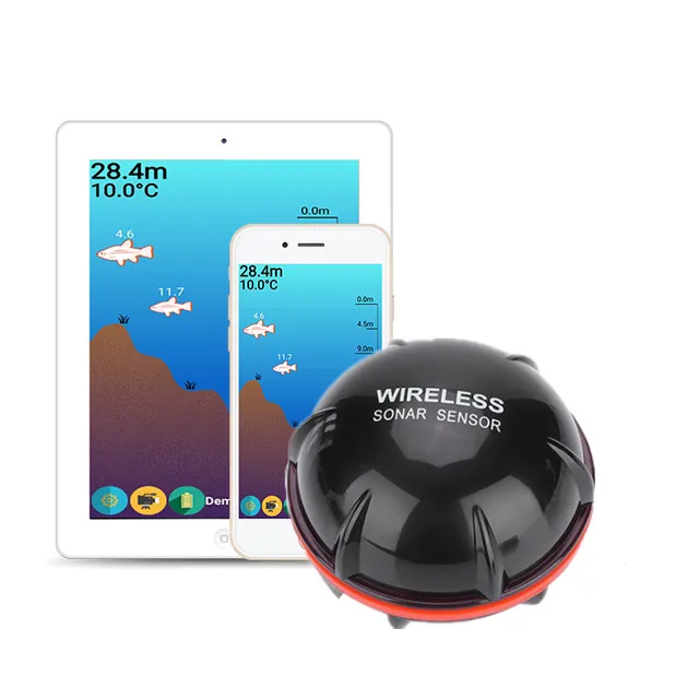 Dispositivo de localización de peces con pantalla lcd