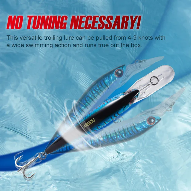 NOEBY - Señuelo de Lucio de Agua Salada, Wobblers Hunde 140mm