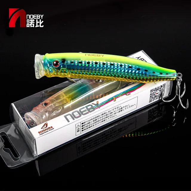 Noeby - Señuelo de Pesca Topwater Popper, 150mm, 55g, Gran Spalsh para Atún y GT