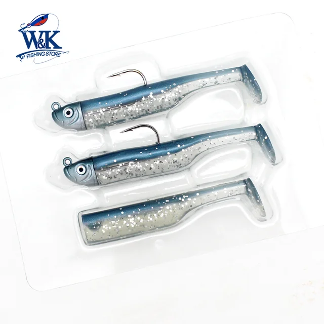 Nuevo tamaño Slinky Shad 6cm con 5g Jig Head · Señuelos