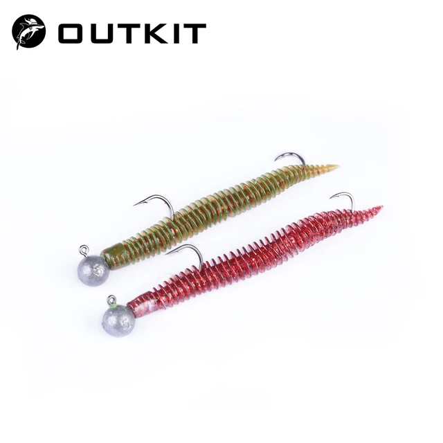 OUTKIT nuevo 5 uds FishTrip señuelo suave con · Señuelos