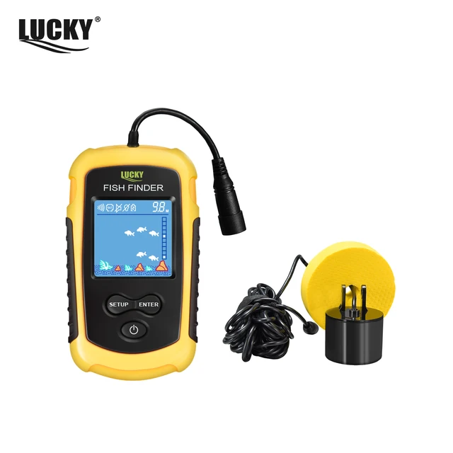 Portátil Pescador de Hielo con Sonar y Transductor de 0.7 a 100m