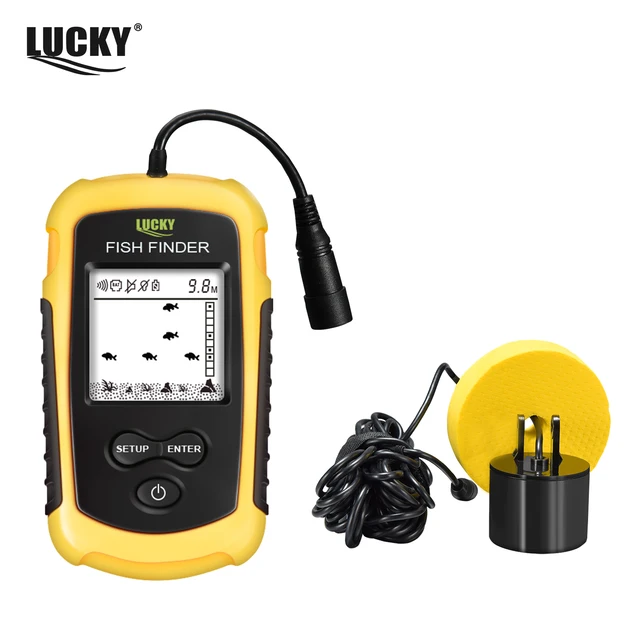 Portátil Pescador de Hielo con Sonar y Transductor de 0.7 a 100m