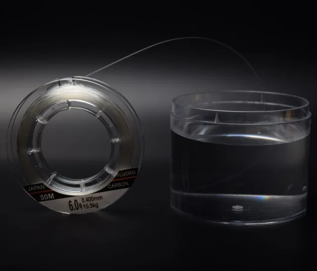 Sedal de pesca de fluorocarbono con baja elasticidad para pesca deportiva