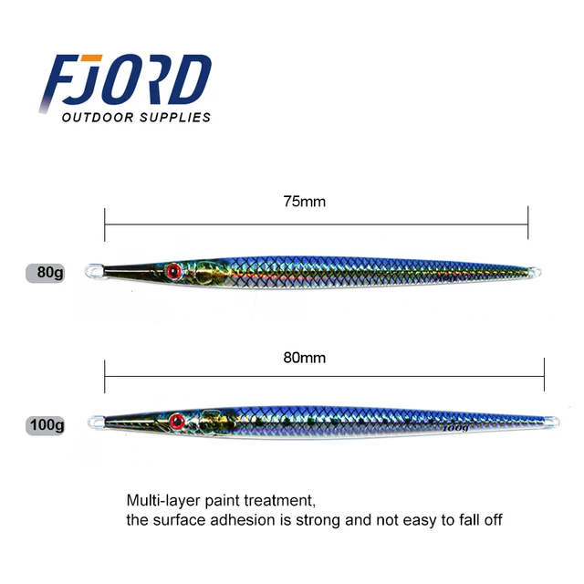 Señuelo de hundimiento rápido para pesca en mar
