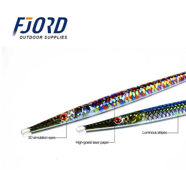 Señuelo de hundimiento rápido para pesca en mar
