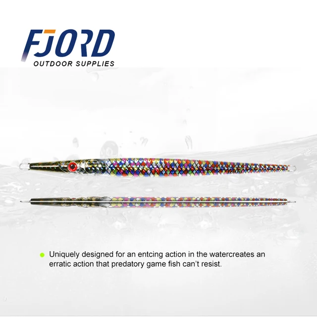 Señuelo de hundimiento rápido para pesca en mar