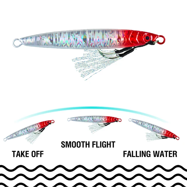 Señuelo de metal para pesca en agua salada
