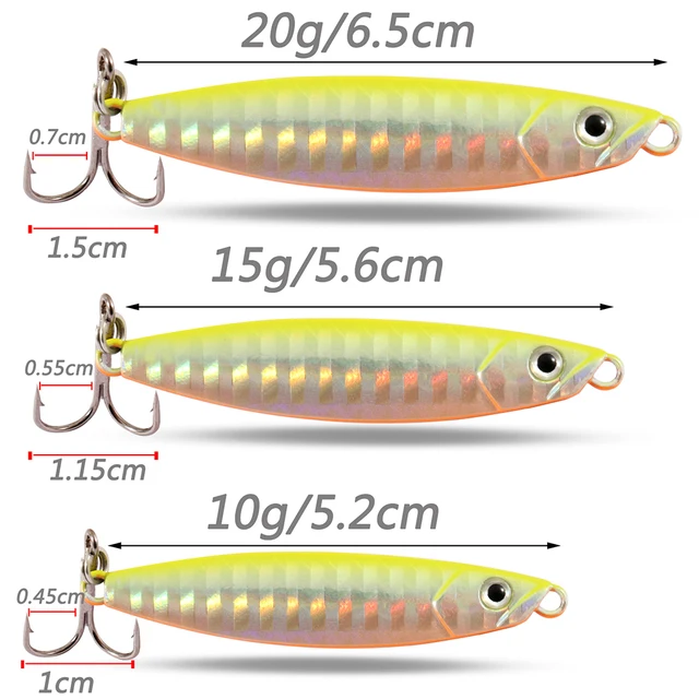 Señuelo de pesca de metal con vinilo para pesca en agua dulce