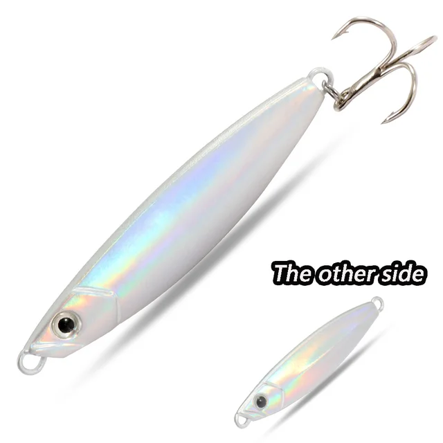 Señuelo de pesca de metal con cebo artificial para atraer a peces