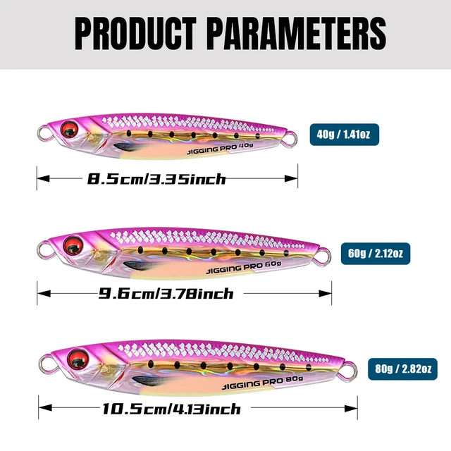 Señuelo JIGGING PRO para pesca en agua salada