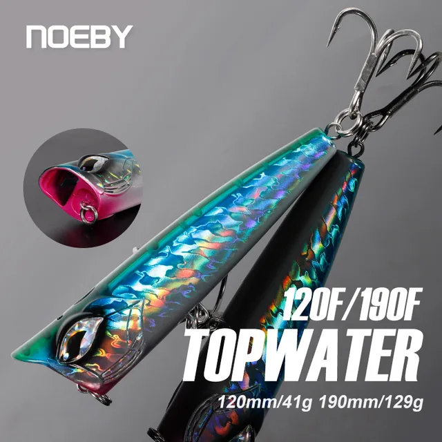 Señuelo de Pesca NOEBY Popper: Captura GT con Finesse