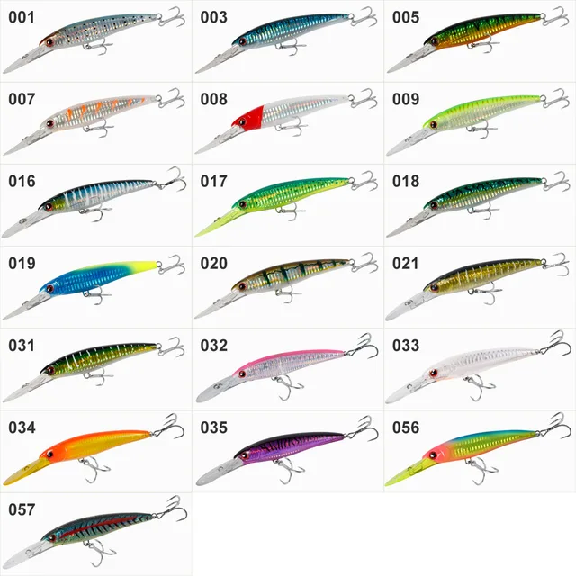 señuelo de pesca con vinilos y minnows incluidos