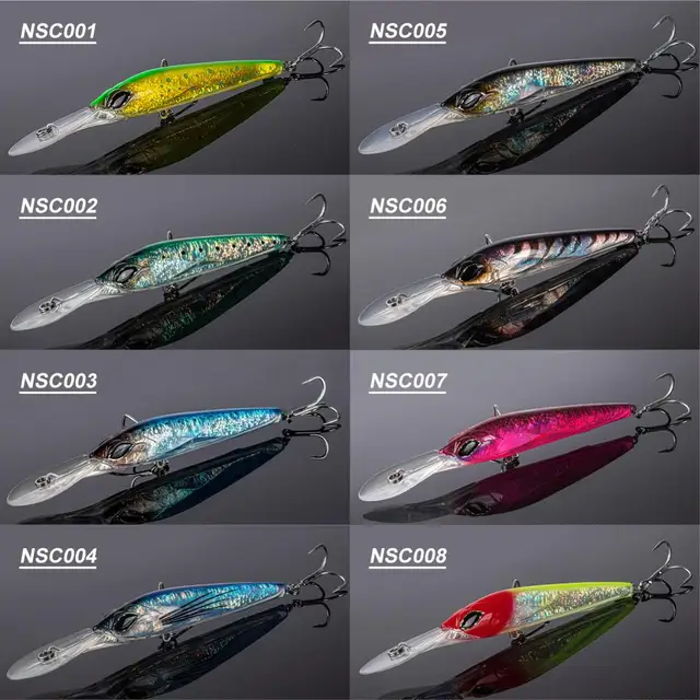 Señuelo de Pesca Trolling Minnow - Wobblers de Gran Juego para Cazar Atún GT