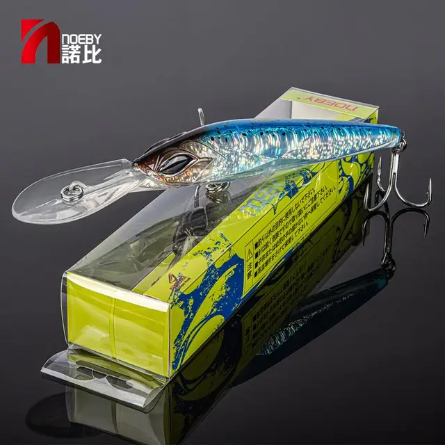Señuelo de Pesca Trolling Minnow - Wobblers de Gran Juego para Cazar Atún GT